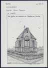 Louversey (Eure) : église Saint-Martin. Le Chevêt. Les églises des environs de Conches-en-Ouches - (Reproduction interdite sans autorisation - © Claude Piette)