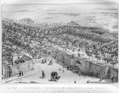 Le Mail - Le rempart - Le bastion de Longueville - Les parapets en 1828