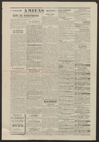 Le Progrès de la Somme, numéro 23289, 1er juin 1944