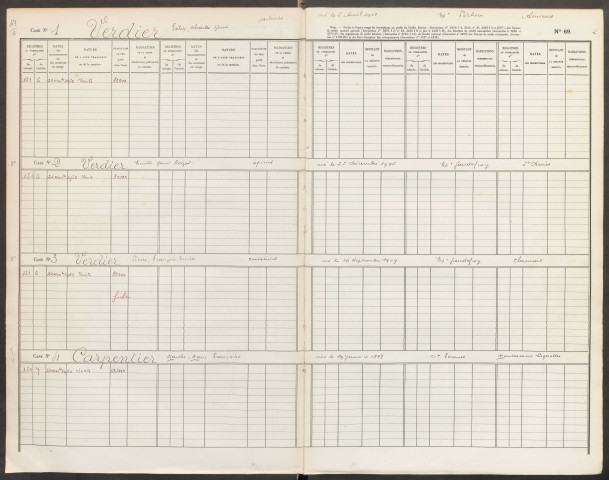 Répertoire des formalités hypothécaires, du 22/11/1950 au 18/05/1951, registre n° 029 (Conservation des hypothèques de Montdidier)