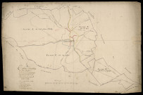 Plan du cadastre napoléonien - Brucamps : tableau d'assemblage