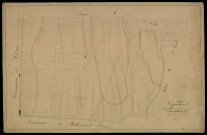 Plan du cadastre napoléonien - Vignacourt : Lalemont ; Vignes (Les), F2