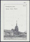 Marquivillers : église Saint-Aubin - (Reproduction interdite sans autorisation - © Claude Piette)