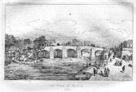 Le pont Saint Michel en 1831