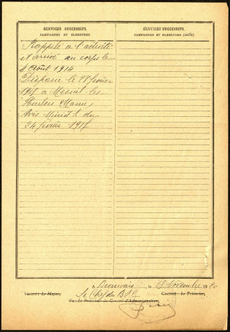 Desseaux, Henri Louis, né le 14 août 1888 à Fouencamps (Somme), classe 1908, matricule n° 612, Bureau de recrutement d'Amiens
