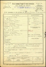Jourdain, Emile Auguste Louis, né le 02 juin 1893 à Warlus (Somme), classe 1913, matricule n° 195, Bureau de recrutement d'Amiens