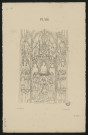Cathédrale d'Amiens : plan des Stalles. Pl. XII. Couronnement de la Vierge