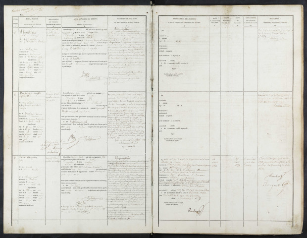 Maison de justice dite Conciergerie à Amiens. Registre d'écrou : numéros 1 à 602. 30 mai 1854 - 03 octobre 1861