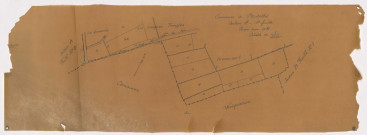 Plan du cadastre rénové - Brutelles : section A1