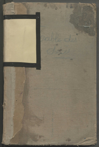 Table des successions et absences du bureau d'Ault