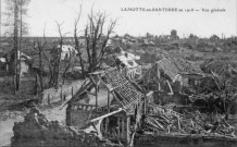 Lamotte-en-Santerre en 1918 - Vue générale