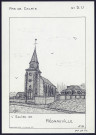 Regnauville (Pas-de-Calais) : l'église - (Reproduction interdite sans autorisation - © Claude Piette)