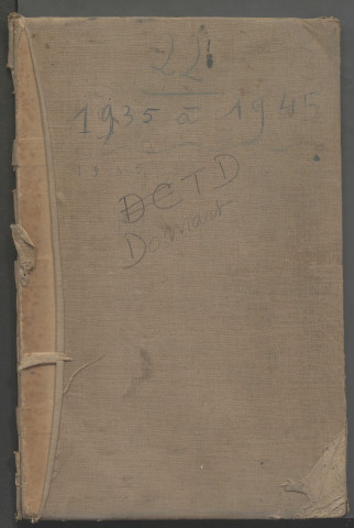 Table des successions et absences du bureau de Domart-en-Ponthieu