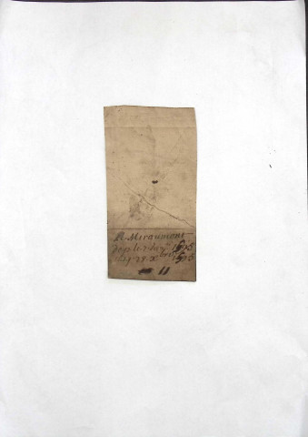 Etude de Me Martin Miraulmont à Amiens (étude n°21). Minutes de l'année 1595