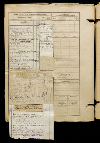 Levasseur, Marcel Désiré Gabriel, né le 30 août 1891 à Crèvecoeur-le-Grand (Oise), classe 1911, matricule n° 1329, Bureau de recrutement d'Amiens