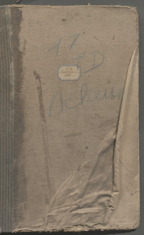 Table des successions et absences du bureau d'Acheux-en-Amiénois