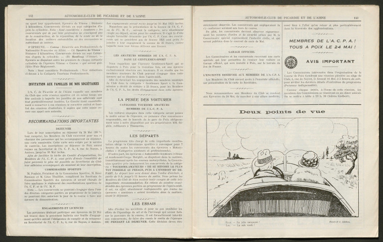 Automobile-club de Picardie et de l'Aisne. Revue mensuelle, 166, mai 1925