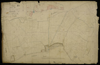 Plan du cadastre napoléonien - Mesnil-Saint-Nicaise (Mesnil Saint Nicaise) : Solle du Bois de Vaulx (La) ; Grand Mesnil (partie du), B
