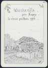 Warcheville près d'Huppy : le vieux puits en 1976 - (Reproduction interdite sans autorisation - Claude Piette)