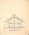 Château : plan d'ensemble dressé par l'architecte Victor Delefortrie