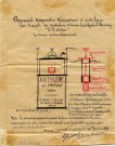 Dépôt de marque et de brevet. Modèle d'appareil servant à l'éclairage à l'acéthylène créé par L. Bonnay