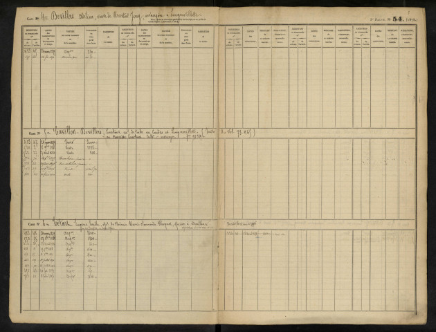 Répertoire des formalités hypothécaires, du 20/03/1879 au 03/11/1879, volume n° 138 (Conservation des hypothèques de Doullens)