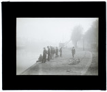 Effet du brouillard port d'Aval - octobre 1921