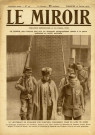Journal "LE MIROIR", photographies de la guerre, 5e année n° 59. A la Une : "Le Lieutenant de Hussards Von Forstner, prisonnier, passe en gare de Reims"