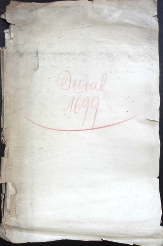Etude de Me Jean Duval à Amiens (étude n°8). Minutes de l'année 1699
