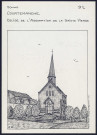 Courtemanche : église de l'Assomption de la Sainte-Vierge - (Reproduction interdite sans autorisation - © Claude Piette)