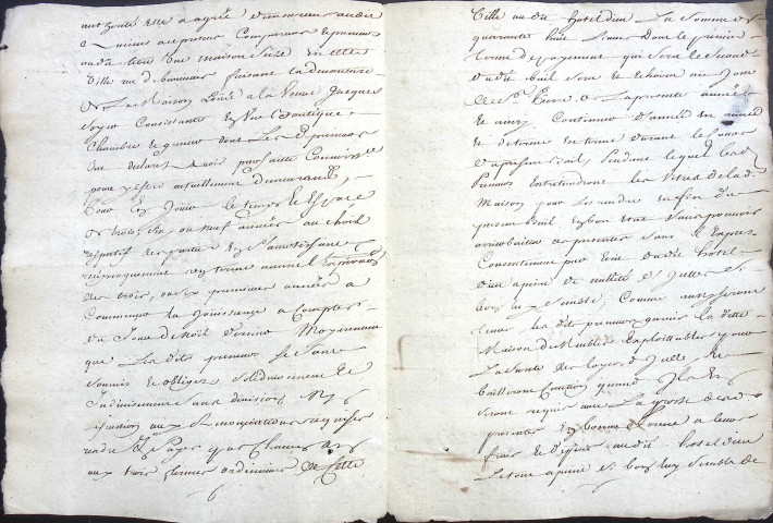 Etude de Me Jean Baptiste Fournier à Amiens (étude n°4). Minutes de l'année 1729