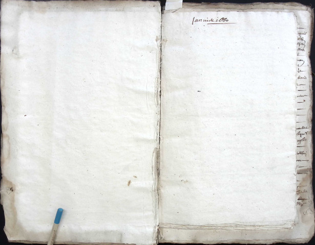 Etude de Me Jean-Baptiste Trencart à Amiens (étude n°12). Minutes de l'année 1660