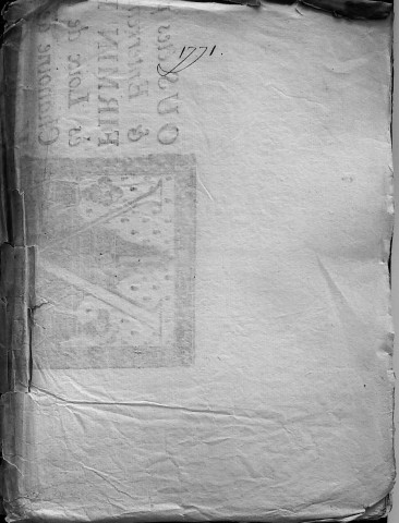 Etude de Me François Henin à Amiens (étude n°3). Minutes de l'année 1771