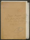 Témoignage de Deguise (Général) et correspondance avec Jacques Péricard