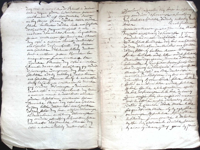 Etude de Me Antoine Ricard à Amiens (étude n°25). Minutes de l'année 1671