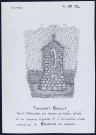 Tincourt-Boucly : petit oratoire en pavés de grès - (Reproduction interdite sans autorisation - © Claude Piette)