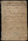 Délibérations du Directoire du district d’Amiens : 24 novembre 1790-19 février 1791