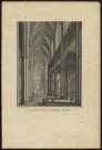 Vue intérieure de la Cathédrale d'Amiens. (Picardie)