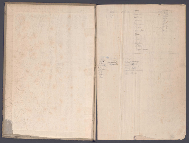 Table des successions et absences du bureau de Conty