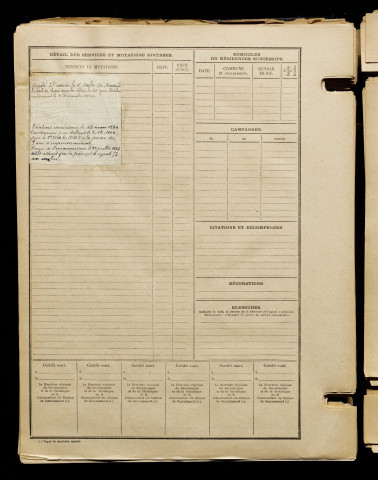 Bernault, Louis Hubert, né le 22 juillet 1891 à Amiens (Somme), classe 1911, matricule n° 1230, Bureau de recrutement d'Amiens