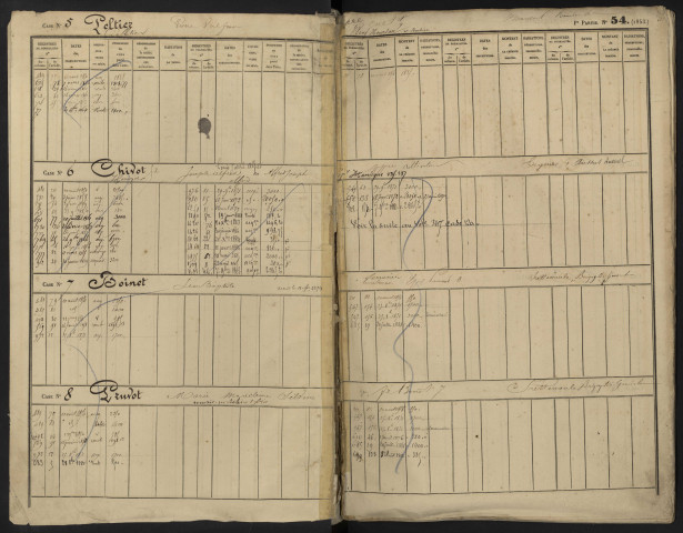Répertoire des formalités hypothécaires, du 9/08/1854 au 18/01/1855, registre n° 200 (Abbeville)