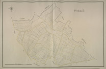 Plan du cadastre napoléonien - Caix : B