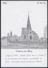 Plessis-de-Roye (Oise) : l'église - (Reproduction interdite sans autorisation - © Claude Piette)