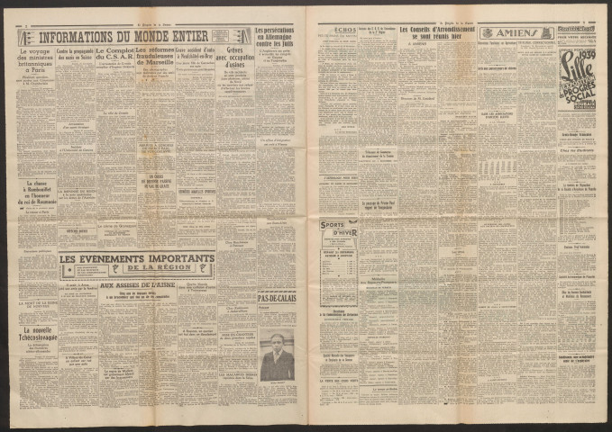 Le Progrès de la Somme, numéro 21613, 22 novembre 1938