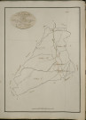 Plan du cadastre napoléonien - Gezaincourt : tableau d'assemblage