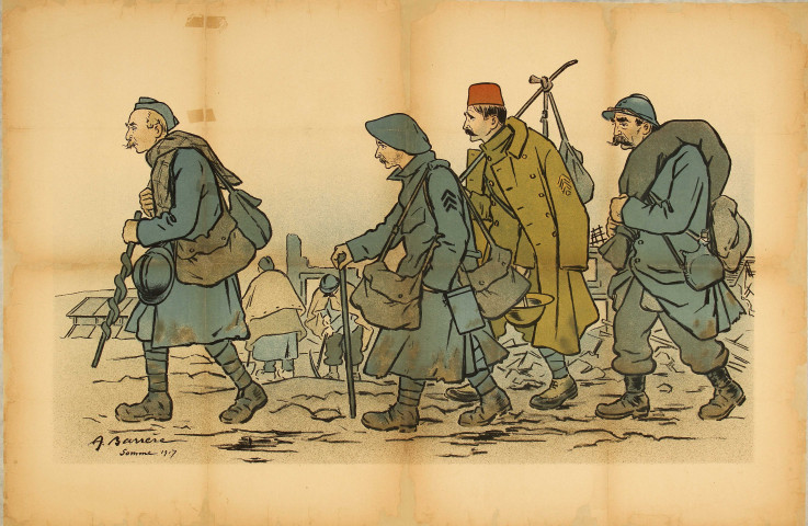 A. Barrère. Somme 1917