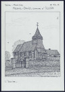 Mesnil-David (commune d'Illois, Seine-Maritime) : l'église - (Reproduction interdite sans autorisation - © Claude Piette)