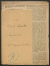 Témoignage de Cheville (Colonel) et correspondance avec Jacques Péricard