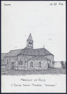 Preuilly-la-Ville (Indre) : église Saint-Pierre - (Reproduction interdite sans autorisation - © Claude Piette)