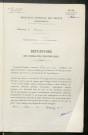 Répertoire des formalités hypothécaires, du 14/09/1954 au 07/04/1955, registre n° 437 (Péronne)